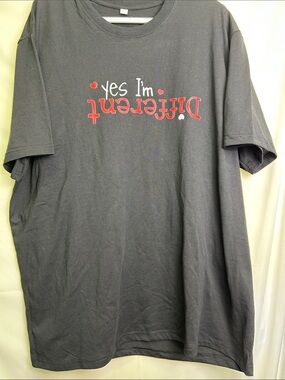 "Yes I'm Different" - Black Tee